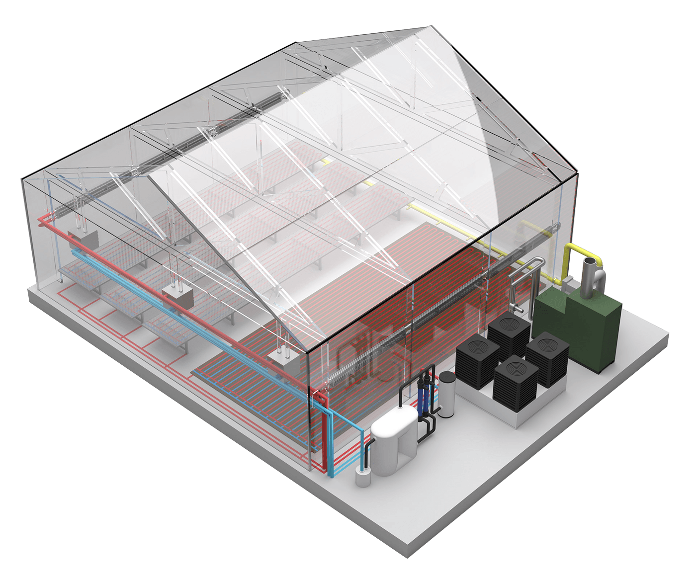 Image of rendered greenhouse